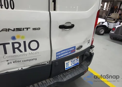 2016 Ford Transit T-150 z USA, uszkodzony, nr VIN 1FTYE9ZM6GKA08746